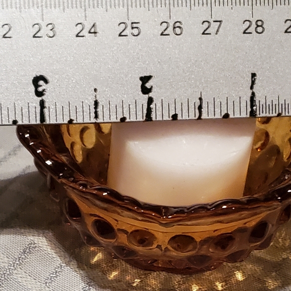 Vintage Amber Crown Glass Group - Picture 7 of 15